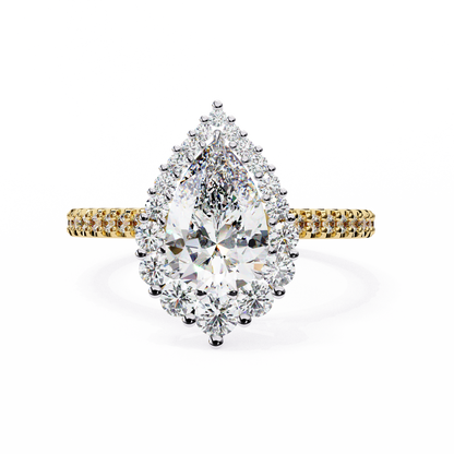 Luv Luxe 1.68 Carat Pear Solitaire Ring