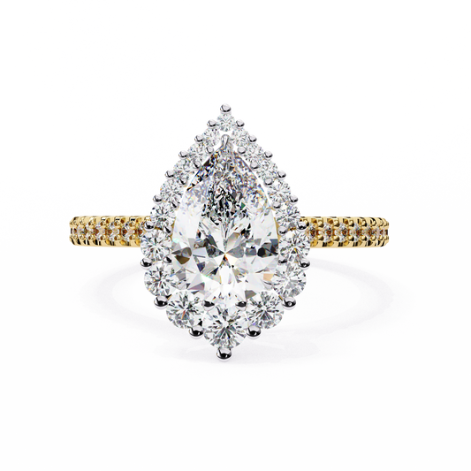 Luv Luxe 1.68 Carat Pear Solitaire Ring