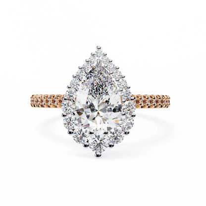 Luv Luxe 1.68 Carat Pear Solitaire Ring