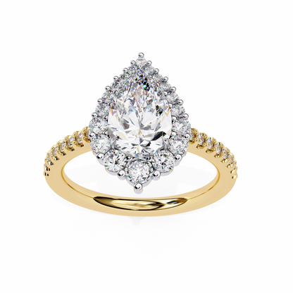 Luv Luxe 1.68 Carat Pear Solitaire Ring