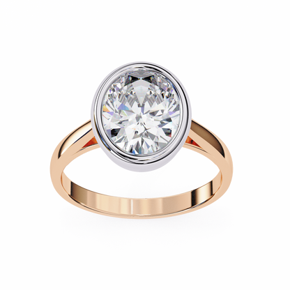 Bold Bezel 2.42 Carat Solitaire Ring