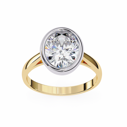 Bold Bezel 2.42 Carat Solitaire Ring
