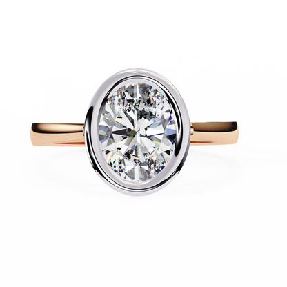Bold Bezel 2.42 Carat Solitaire Ring