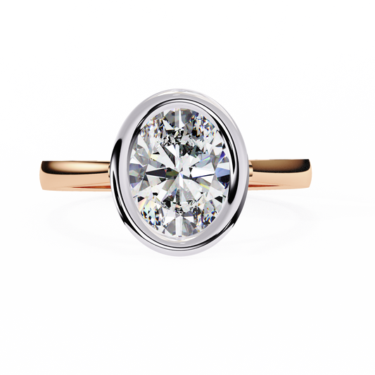 Bold Bezel 2.42 Carat Solitaire Ring