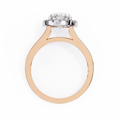 Bliss and Beauty Oval Engagement Ring