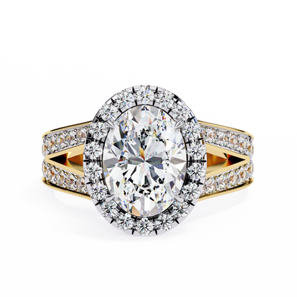 Bliss and Beauty Oval Engagement Ring
