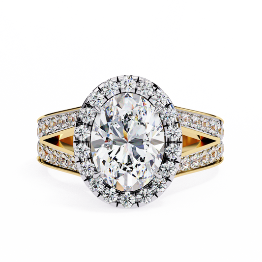 Bliss and Beauty Oval Engagement Ring