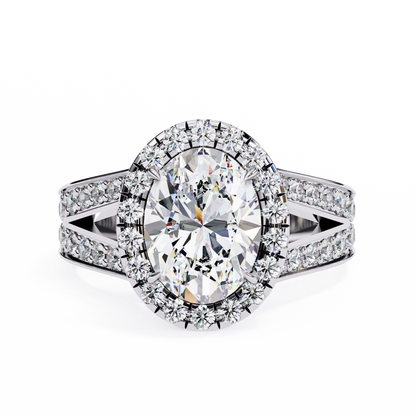 Bliss and Beauty Oval Engagement Ring