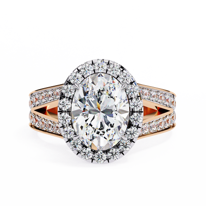 Bliss and Beauty Oval Engagement Ring
