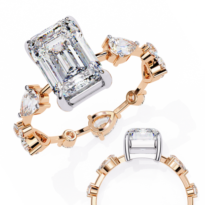 Royal Emerald 2.8 Carat solitaire Ring