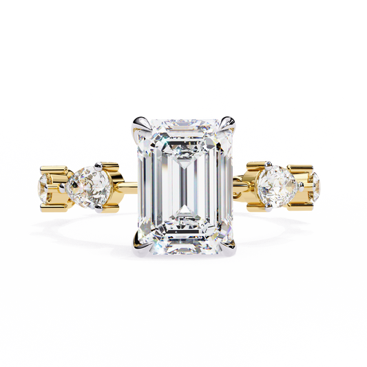 Royal Emerald 2.8 Carat solitaire Ring