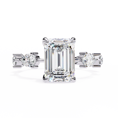 Royal Emerald 2.8 Carat solitaire Ring