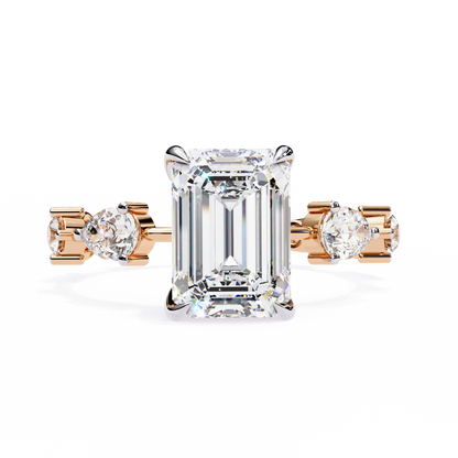 Royal Emerald 2.8 Carat solitaire Ring
