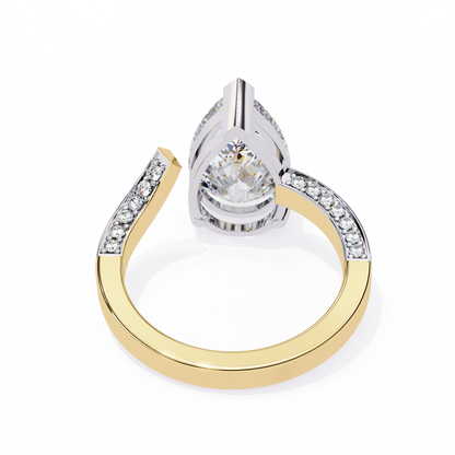 Timeless Pear Solitaire 3.07 Carat Ring