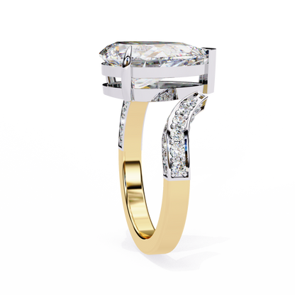 Timeless Pear Solitaire 3.07 Carat Ring