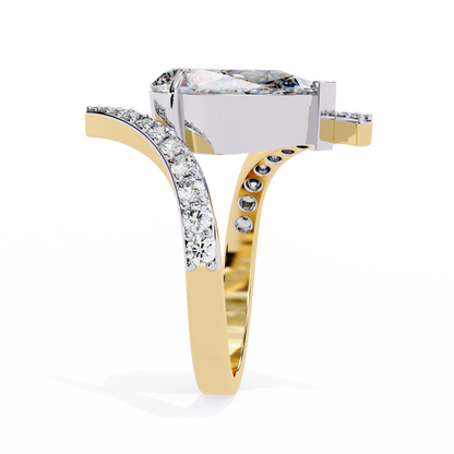 Drop of Grace 2.63 Carat Pear Solitaire Ring