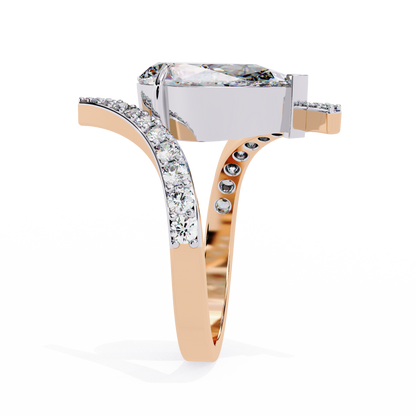 Drop of Grace 2.63 Carat Pear Solitaire Ring