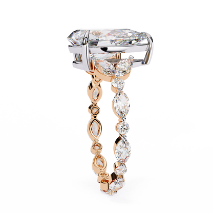 Glowdrop Pear Solitaire Engagement Ring