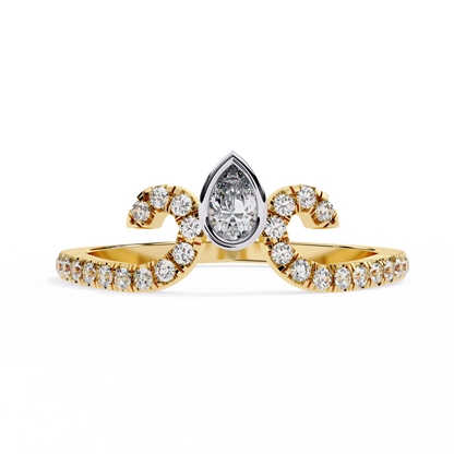 Nova Drop Diamond Ring