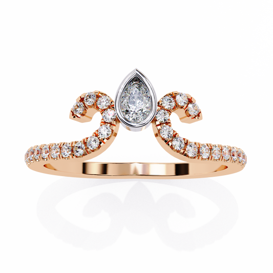 Nova Drop Diamond Ring