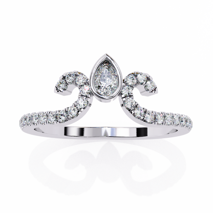 Nova Drop Diamond Ring