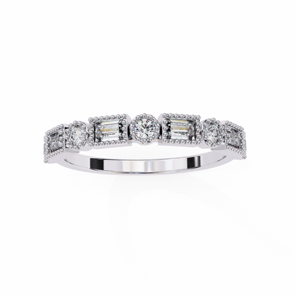 Diamond Flash Band Ring