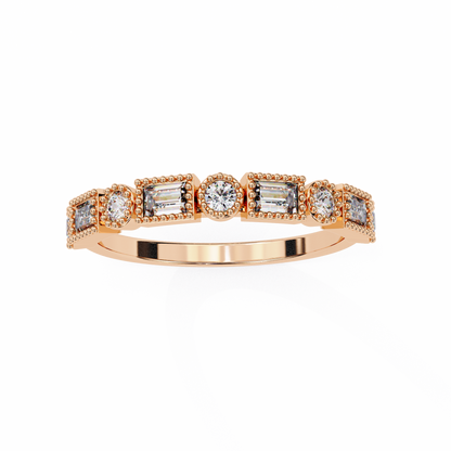 Diamond Flash Band Ring