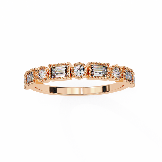 Diamond Flash Band Ring