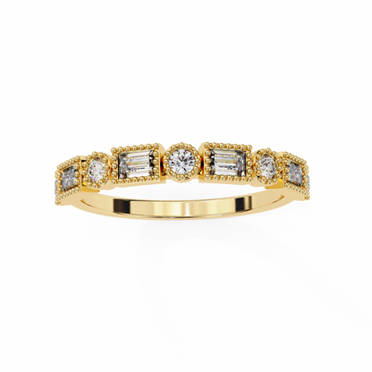Diamond Flash Band Ring