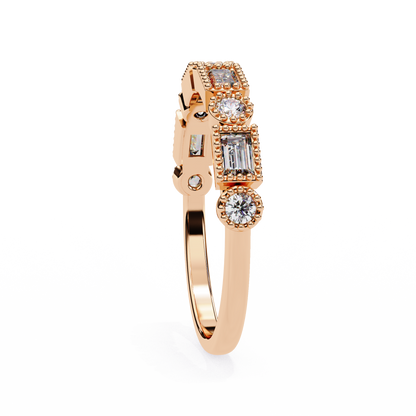 Diamond Flash Band Ring