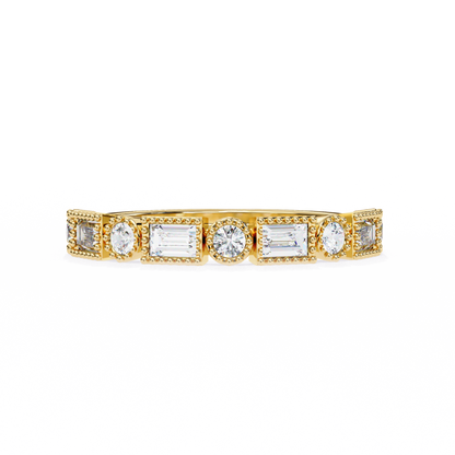 Diamond Flash Band Ring