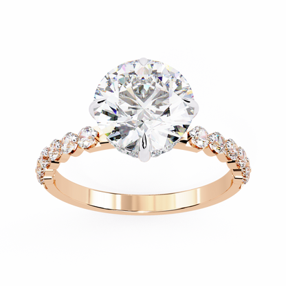 1.92 Carat Sparkling Round Solitaire Engagement Ring