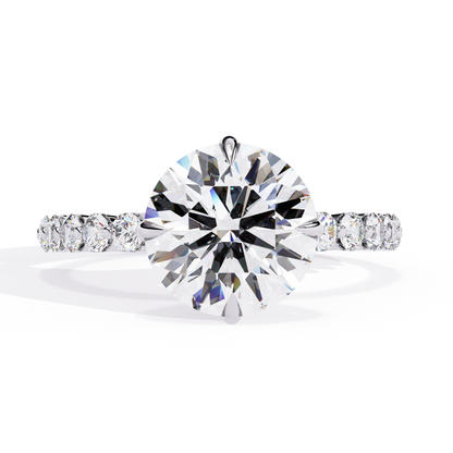 1.92 Carat Sparkling Round Solitaire Engagement Ring