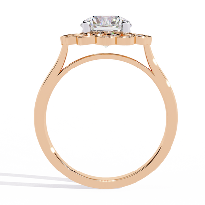 Soul Rose 1.45 Carat Round Engagement Ring