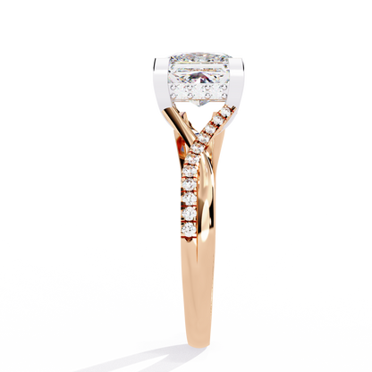 Royale Princess Cut 2.42 Carat Engagement Ring