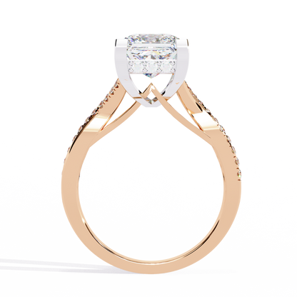 Royale Princess Cut 2.42 Carat Engagement Ring