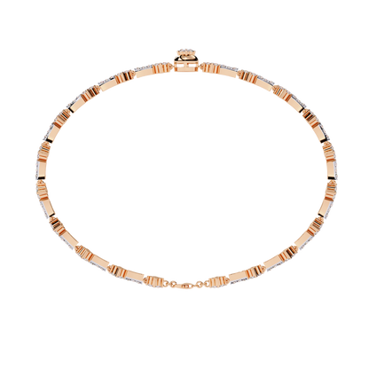 Floral Charm Diamond Bracelet