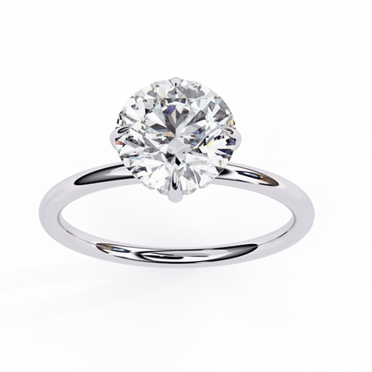 Aurora Round Solitaire Ring