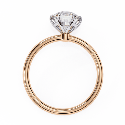 Aurora Round Solitaire Ring