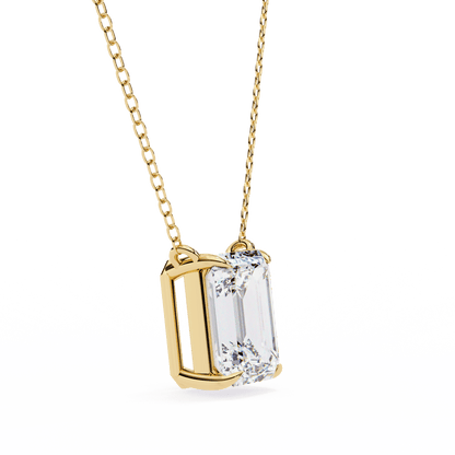 1.03 Emerald Solitaire Pendant