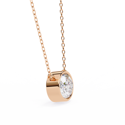 1.55 Carat Oval Large Solitaire Pendant