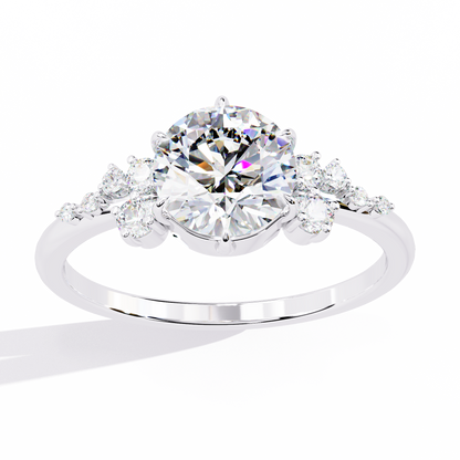 Glintz Round 1.18 Carat Solitaire Ring