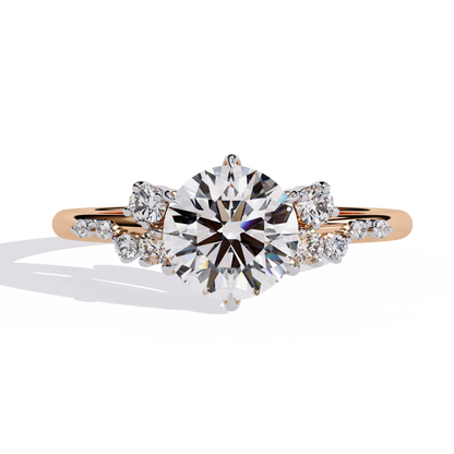 Glintz Round 1.18 Carat Solitaire Ring