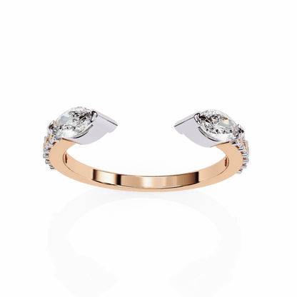 Marquise Mates Diamond Ring