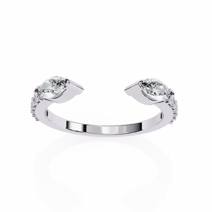 Marquise Mates Diamond Ring