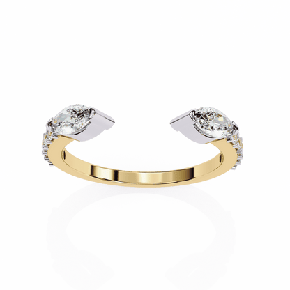 Marquise Mates Diamond Ring