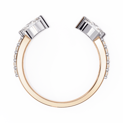 Marquise Mates Diamond Ring