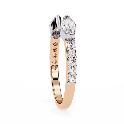 Marquise Mates Diamond Ring