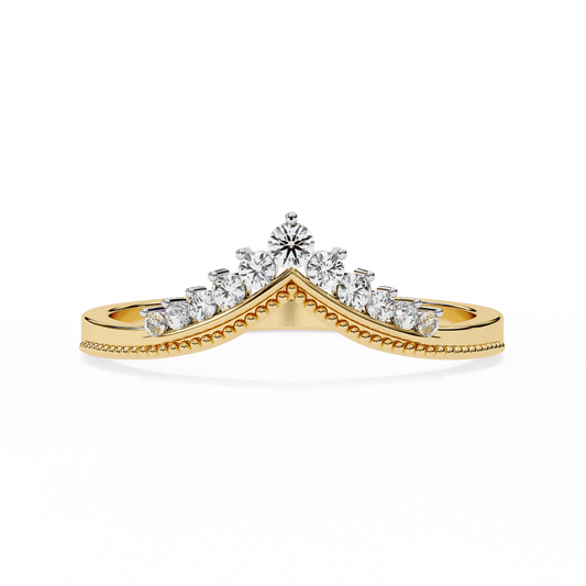 Crown Stars Diamond Band