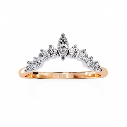 Queen's Love Diamond Band ring